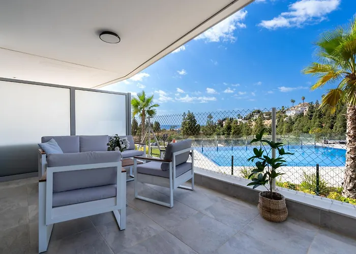 Modern Apartment With Sea And Poolview * Fuengirola